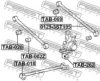 FEBEST TAB-018 Control Arm-/Trailing Arm Bush